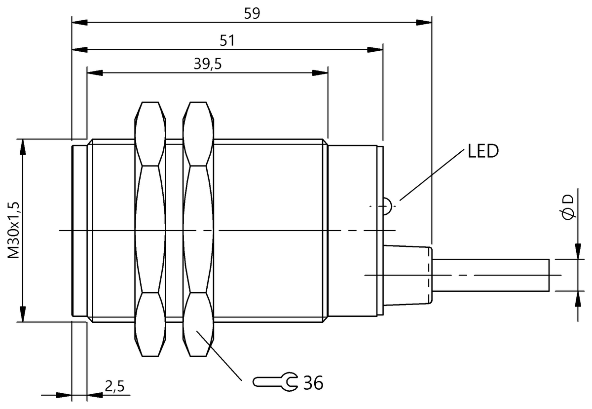 Inductive sensors for hazardous areas