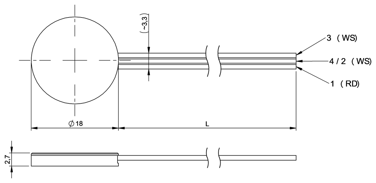 Capacitive sensor heads for amplifiers
