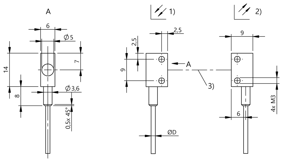 Micromote - optische Sensorköpfe