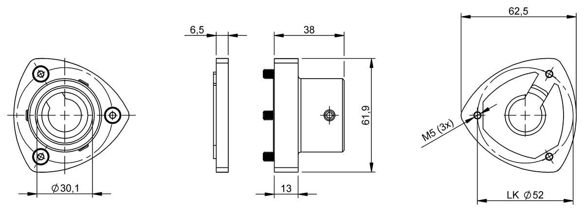 Brackets for Human Machine Interfaces