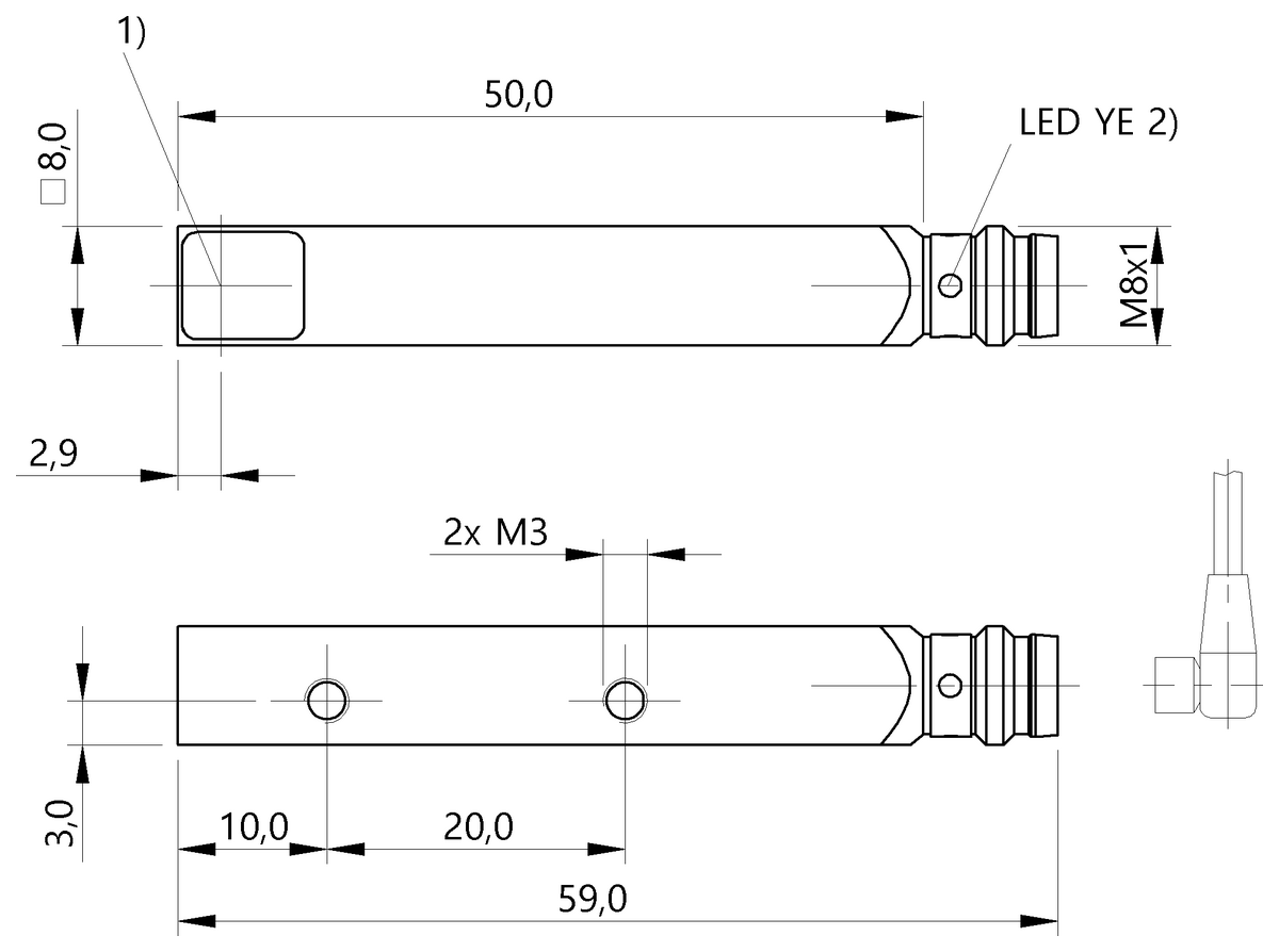 Through-beam sensors