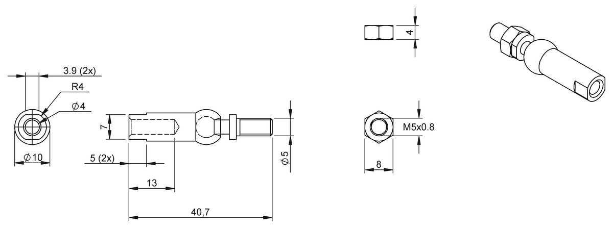 Control arm for profile style