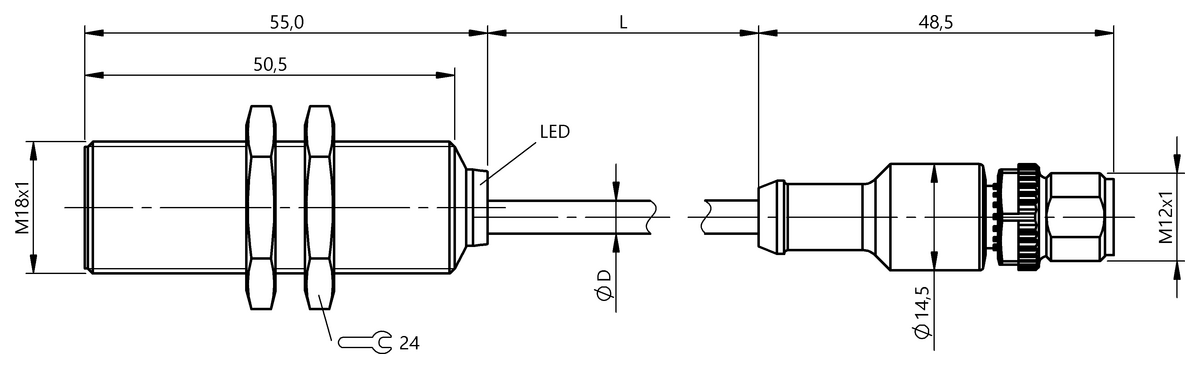 Inductive proximity switches and proximity sensors