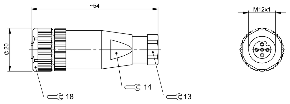 Selbstkonfektionierbare Steckverbinder