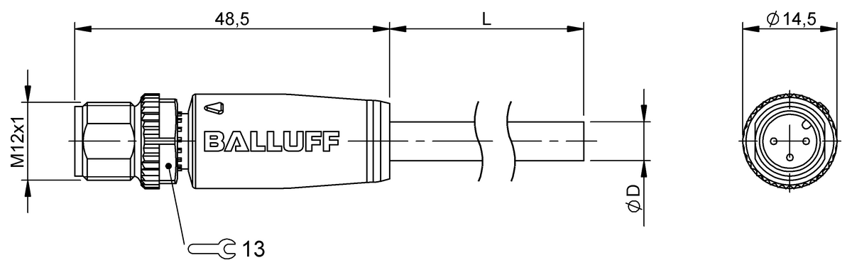Single-ended cordsets