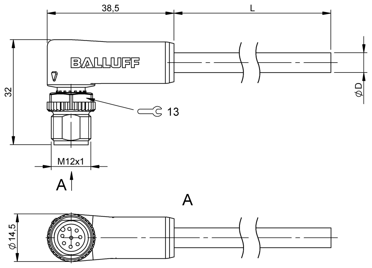 Single-ended cordsets