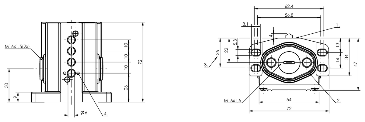 Mechanical multiple position limit switches with positive opening
