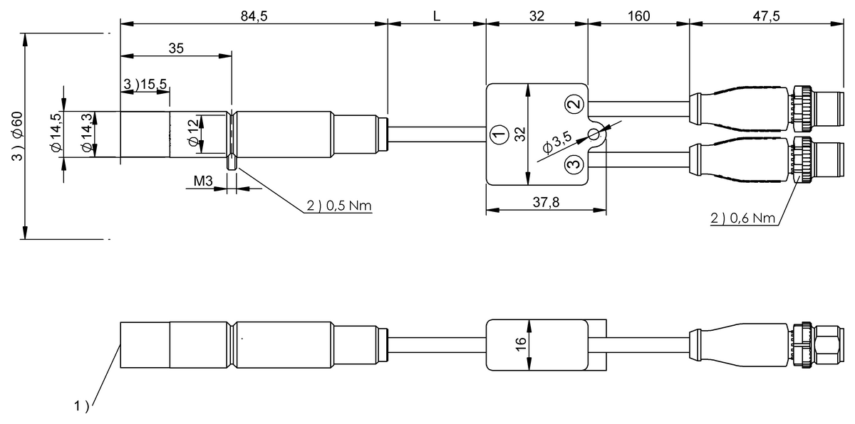 HF read/write heads and antennas (13.56 MHz)