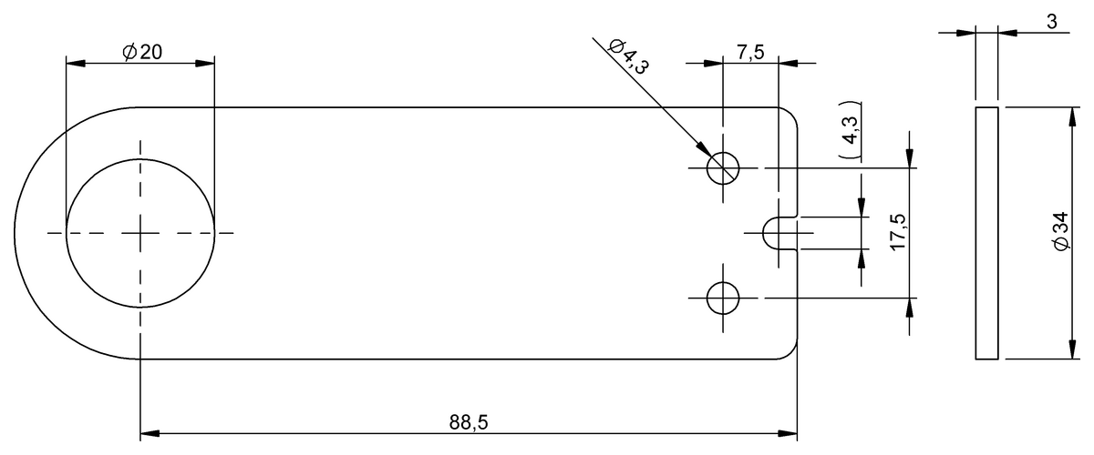 Brackets for vision sensors and lights