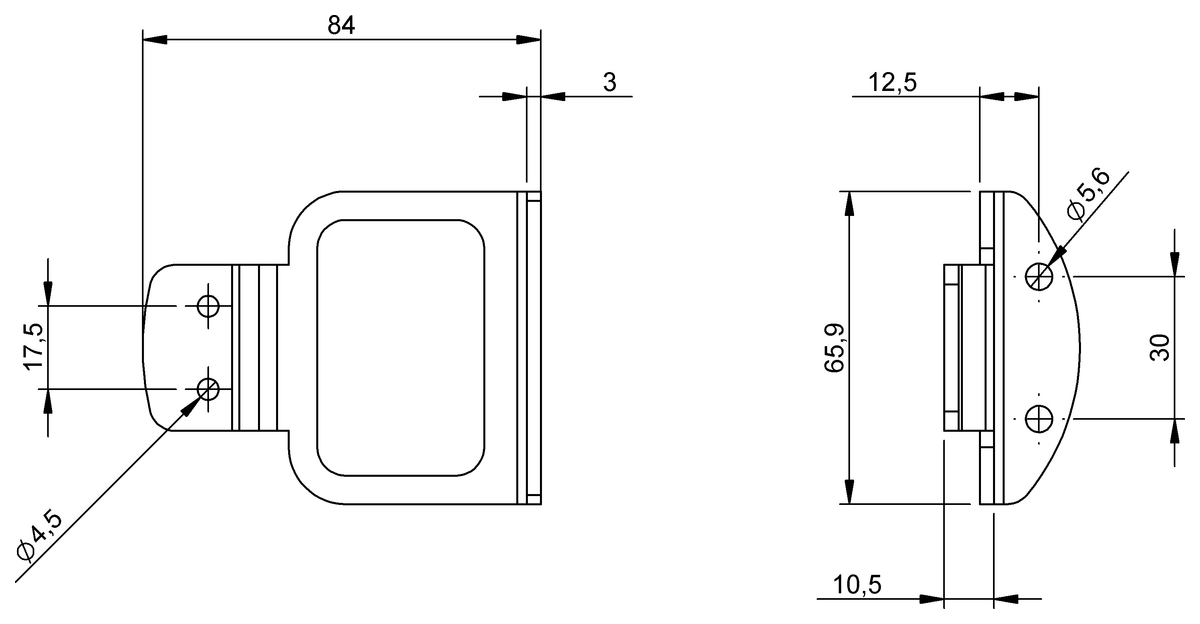 Brackets for vision sensors and lights