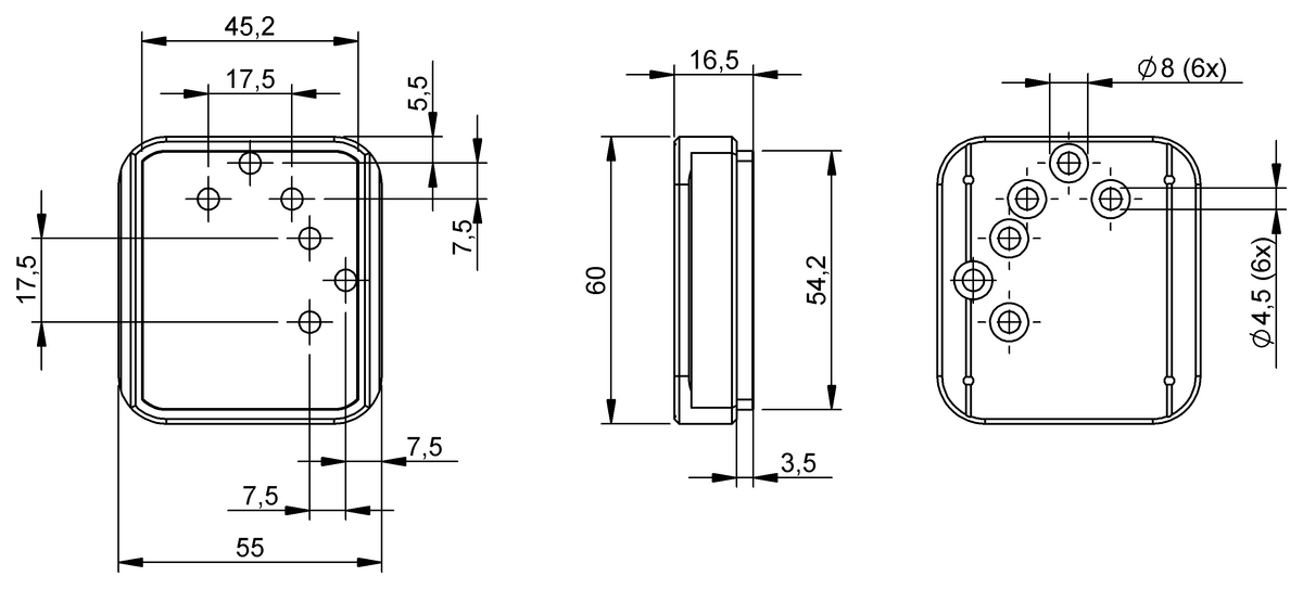 Soportes para sensores de visión, SmartCameras y sistemas de iluminación