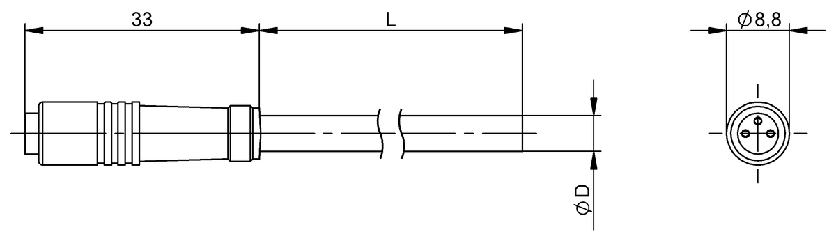 Single-ended cordsets