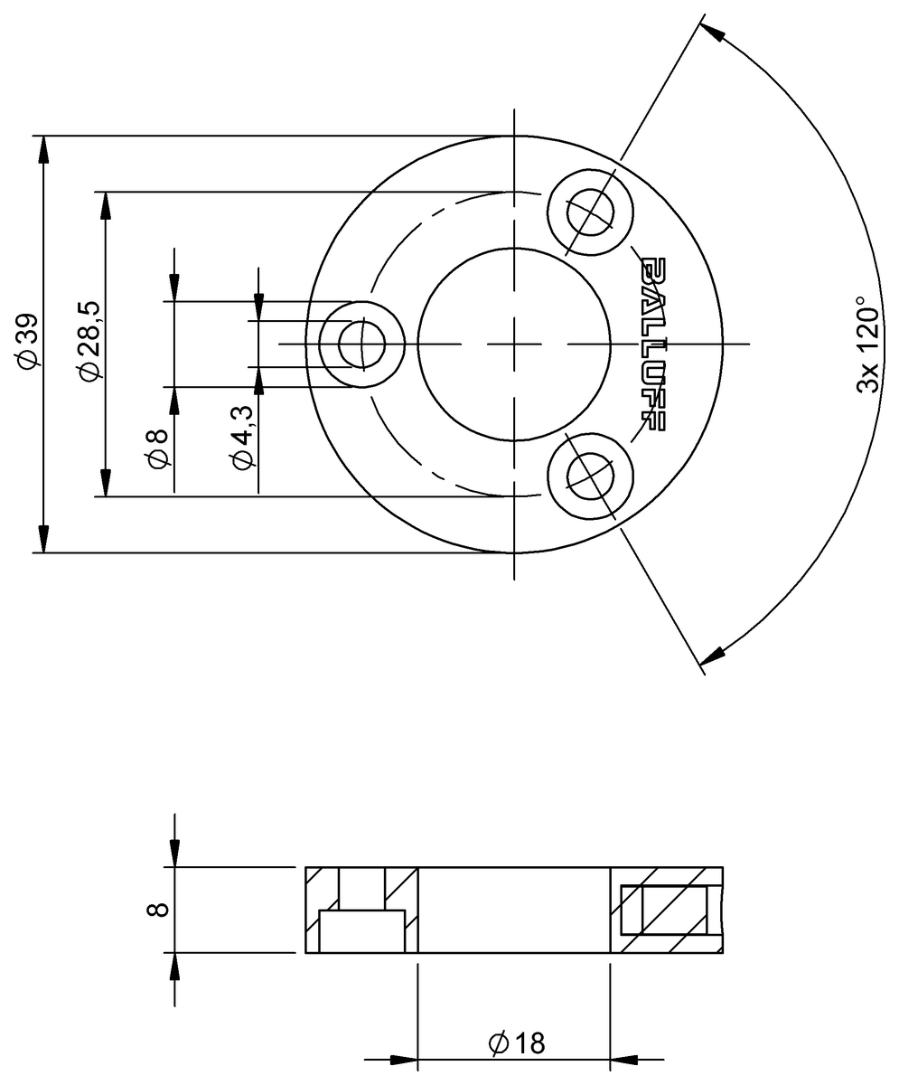 Trasduttore di posizione per forma a barra