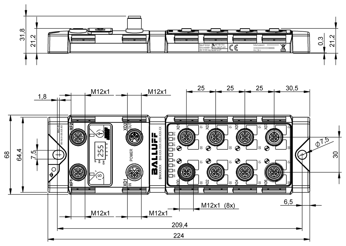 Network blocks for Profinet