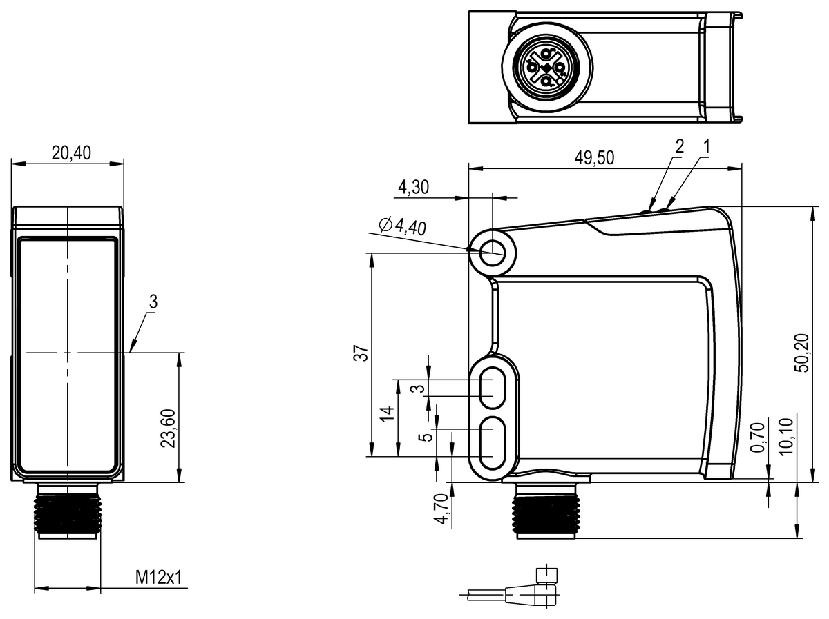 Through-beam sensors