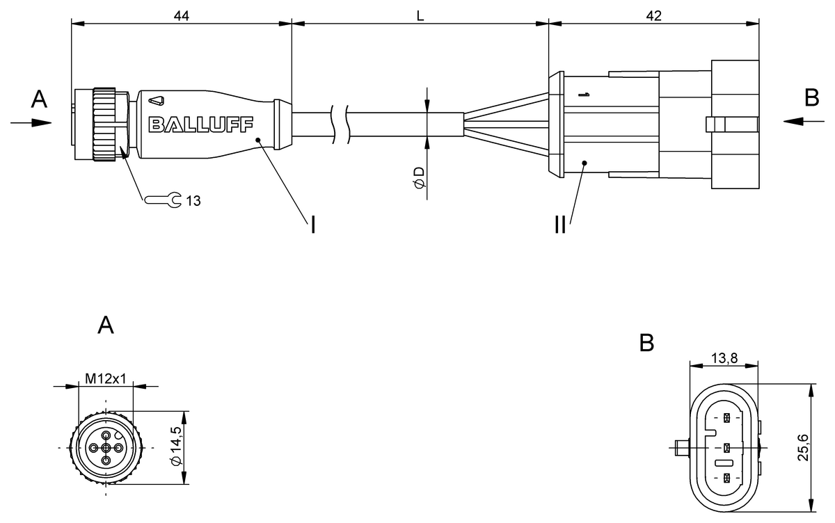 Przewody połączeniowe dwustronnie zakończone