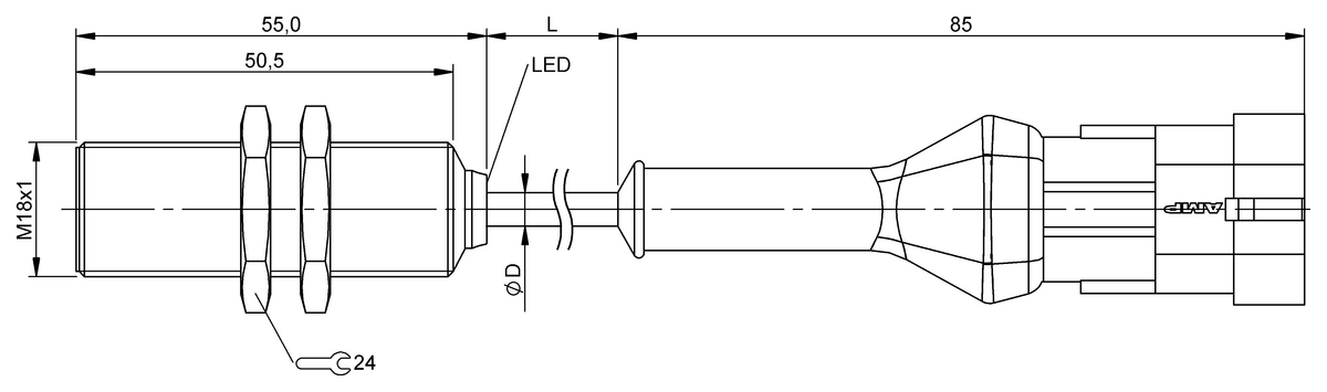Inductive proximity switches and proximity sensors