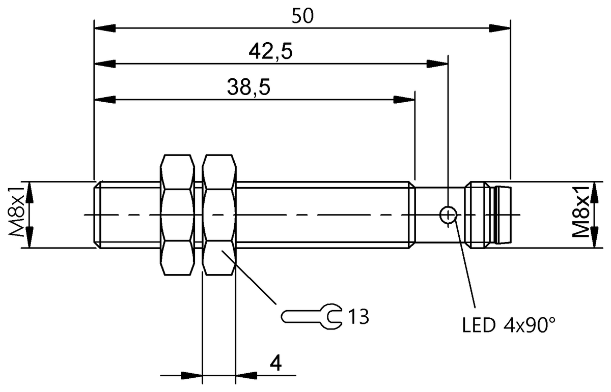 Inductive full-metal sensors