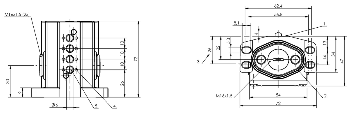 Pozitif açılmalı mekanik çok konumlu limit sviçleri