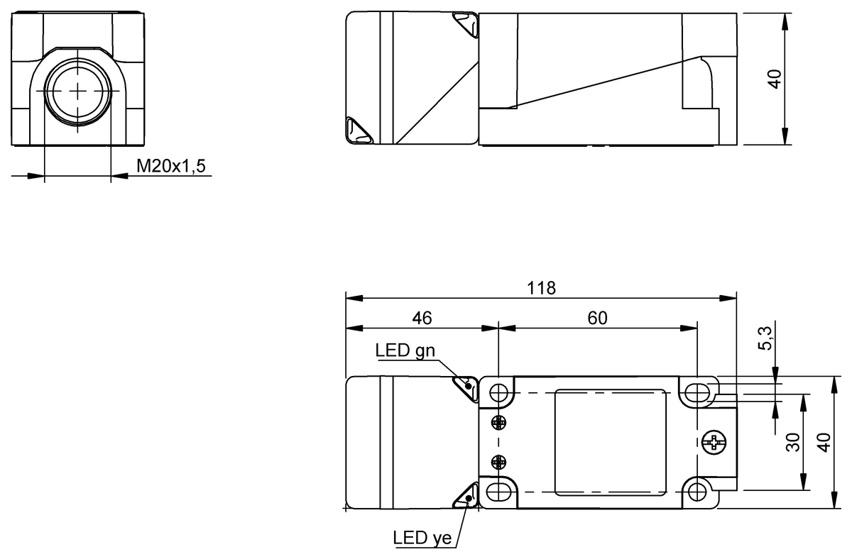 Inductive proximity switches and proximity sensors