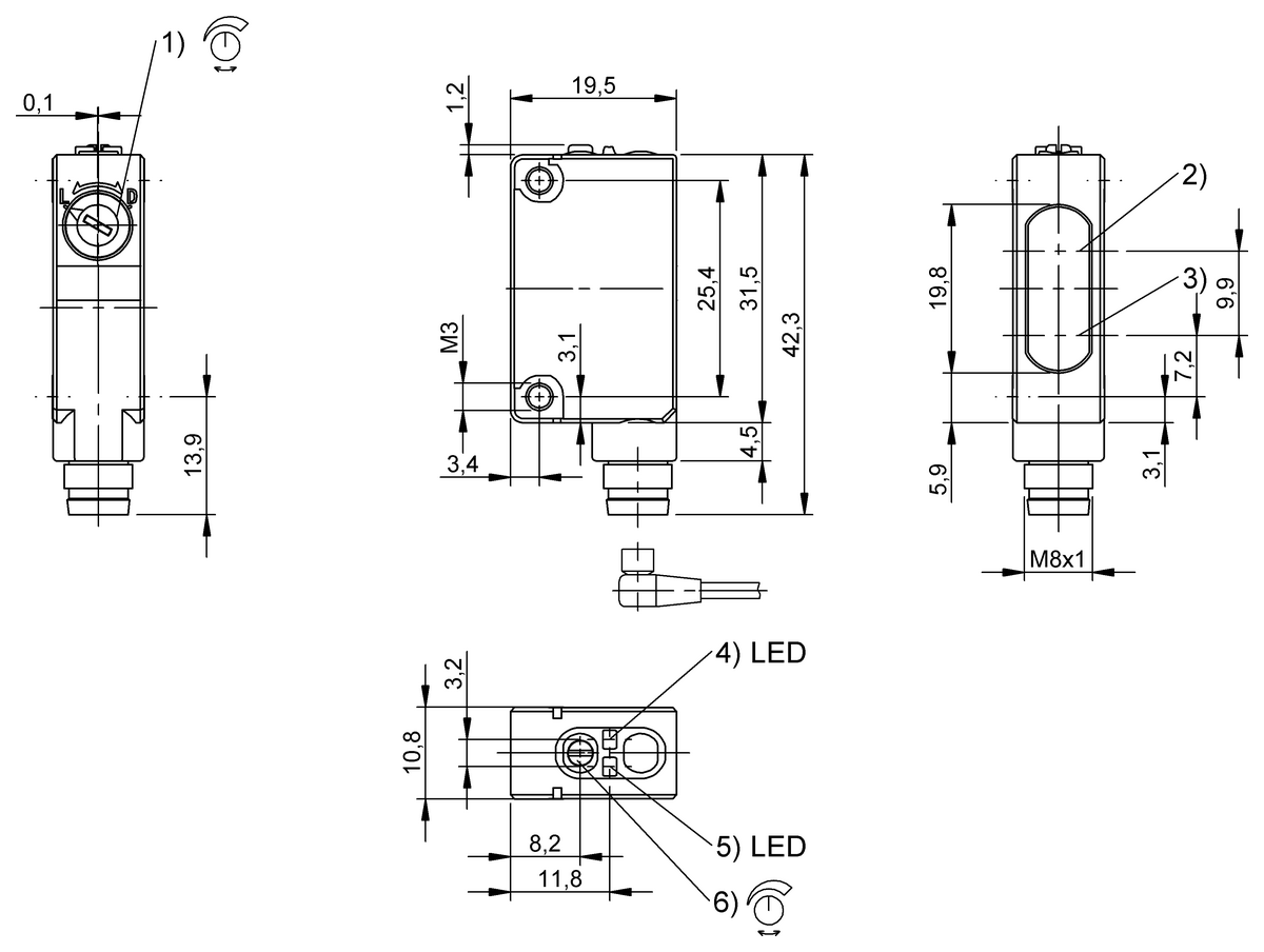 Retroreflective sensors