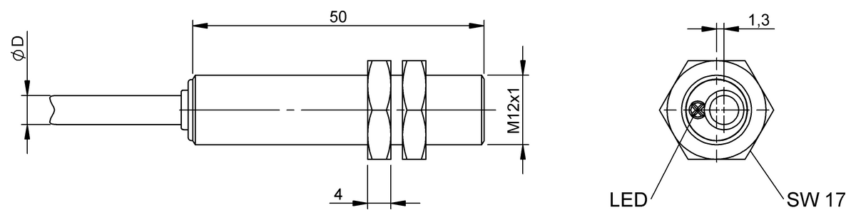 Inductive proximity switches and proximity sensors
