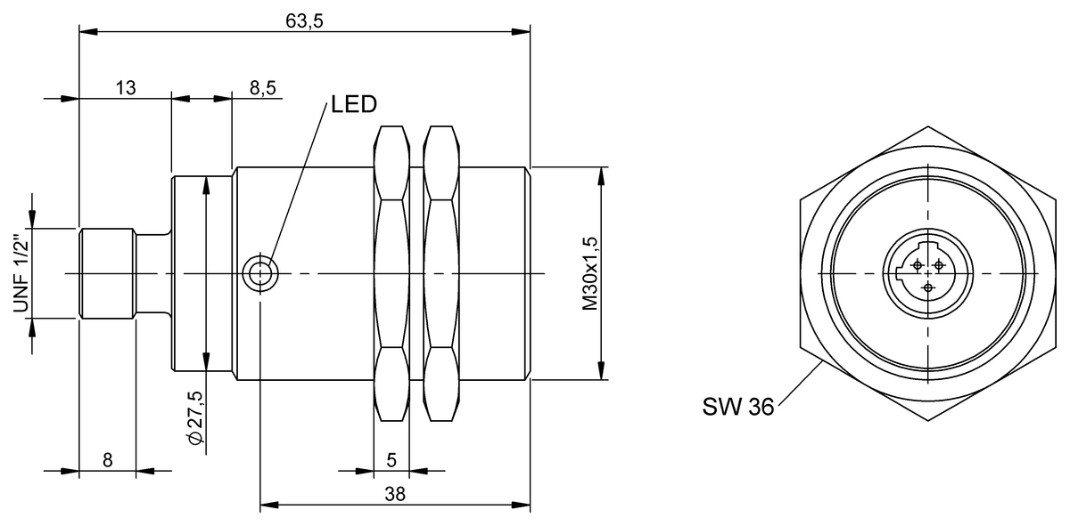 Interruttori di prossimità induttivi