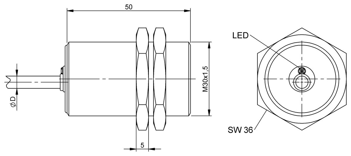 Inductive proximity switches and proximity sensors