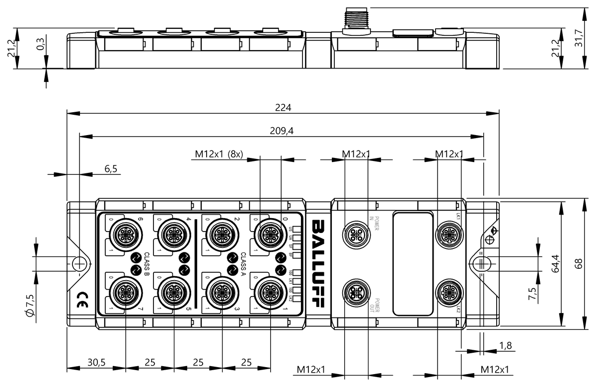 Módulos de rede para Profinet