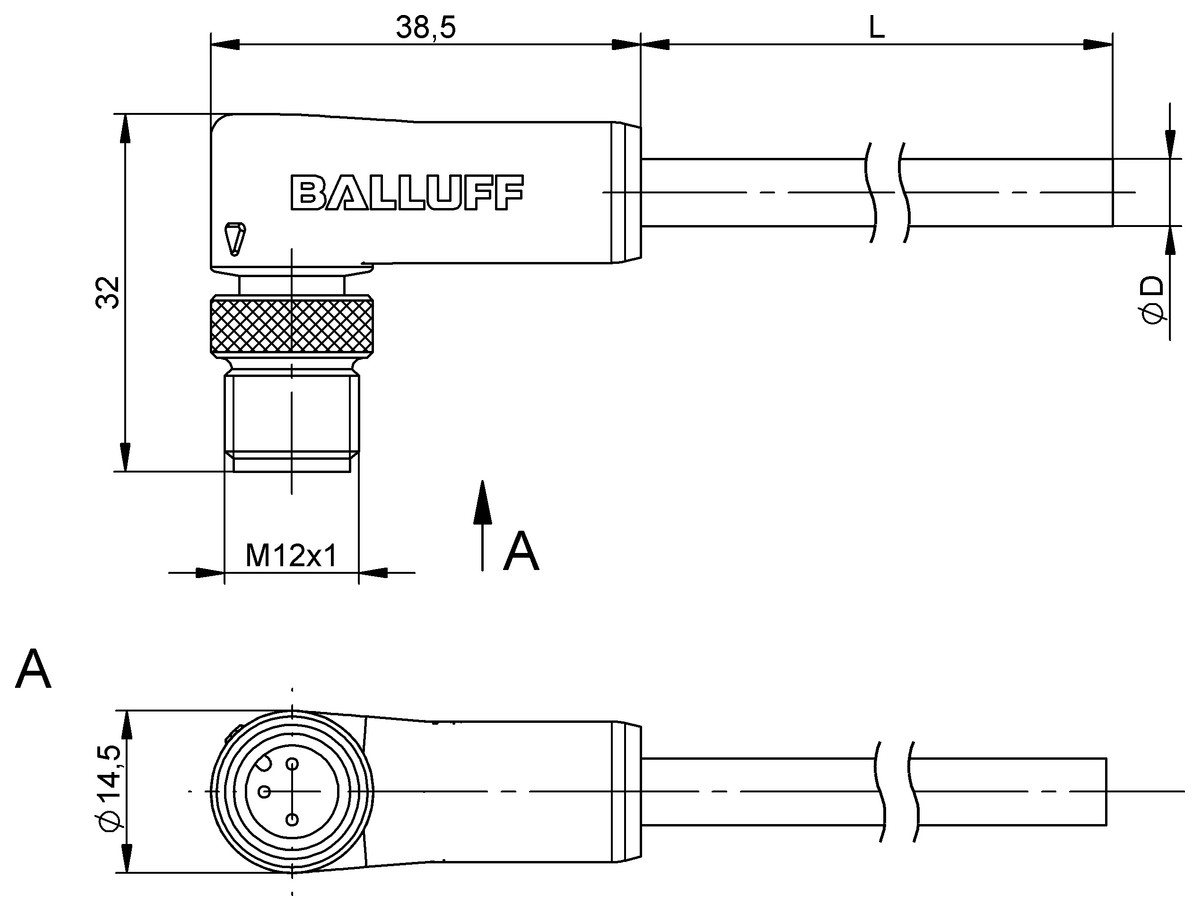 Single-ended cordsets