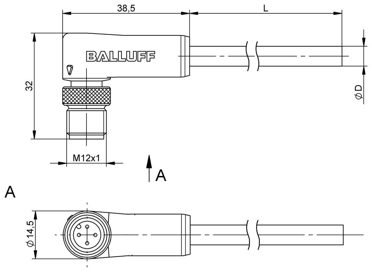 Single-ended cordsets