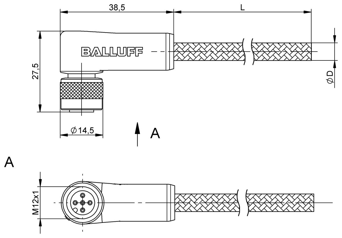 Single-ended cordsets