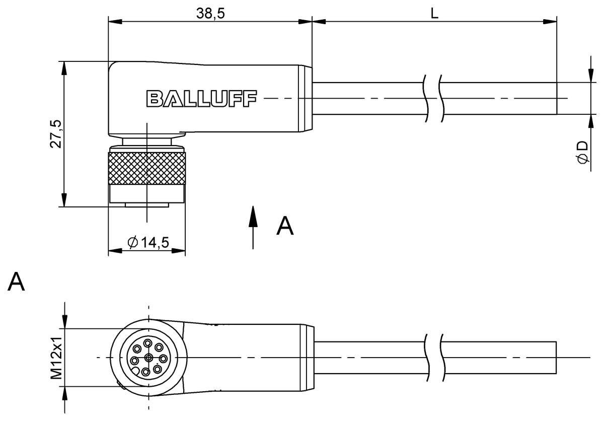 Single-ended cordsets
