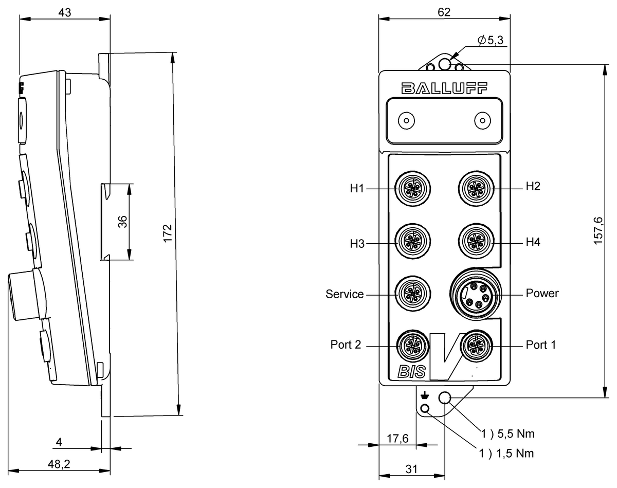 Wieloczęstotliwościowe jednostki oceniające BIS V