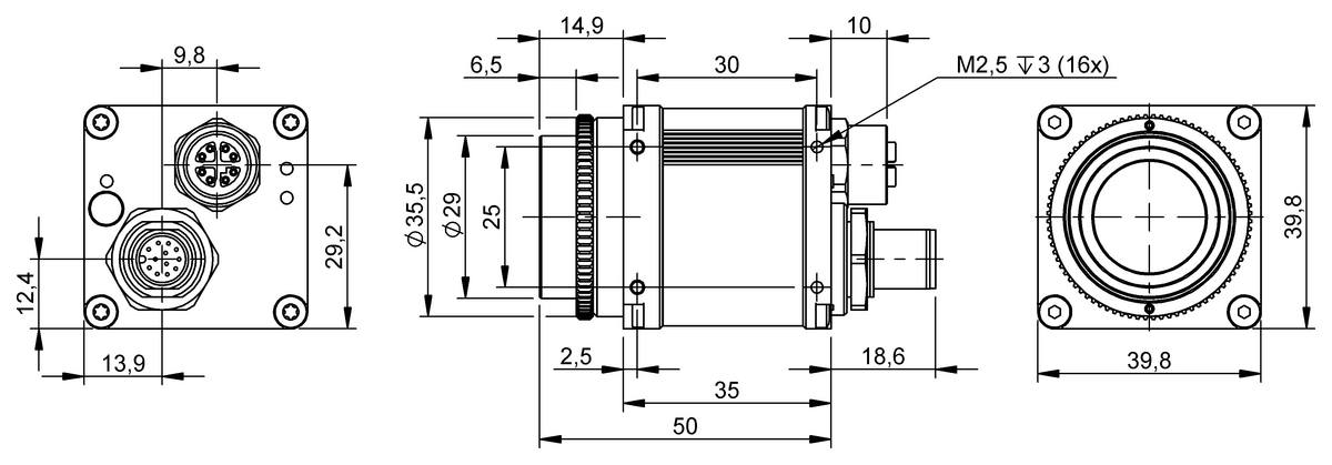 SWIR and UV cameras
