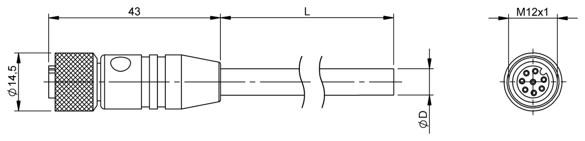 Single-ended cordsets