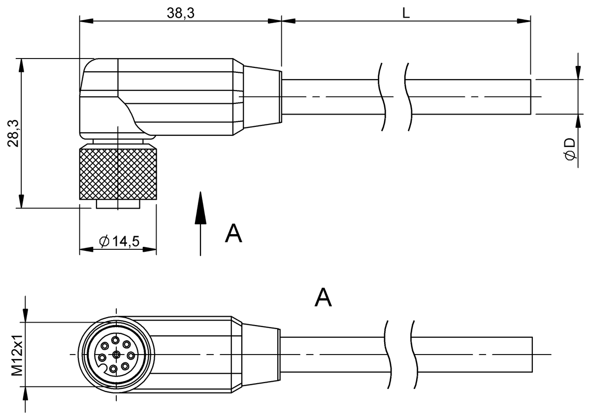 Single-ended cordsets