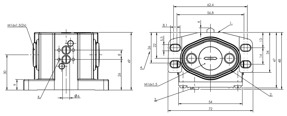 Interrupteurs de position multipistes mécaniques avec coupure forcée
