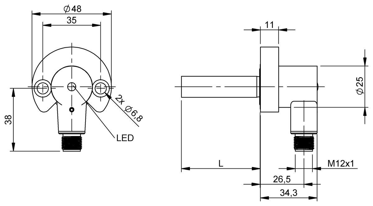 Pressure-rated inductive sensors