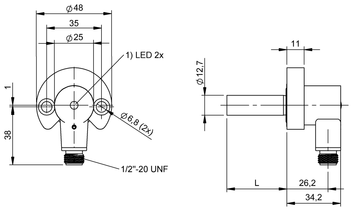 Pressure-rated inductive sensors