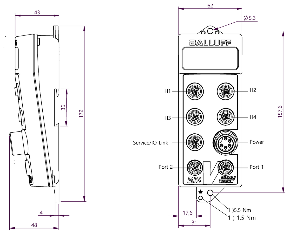 多频率 RFID BIS V