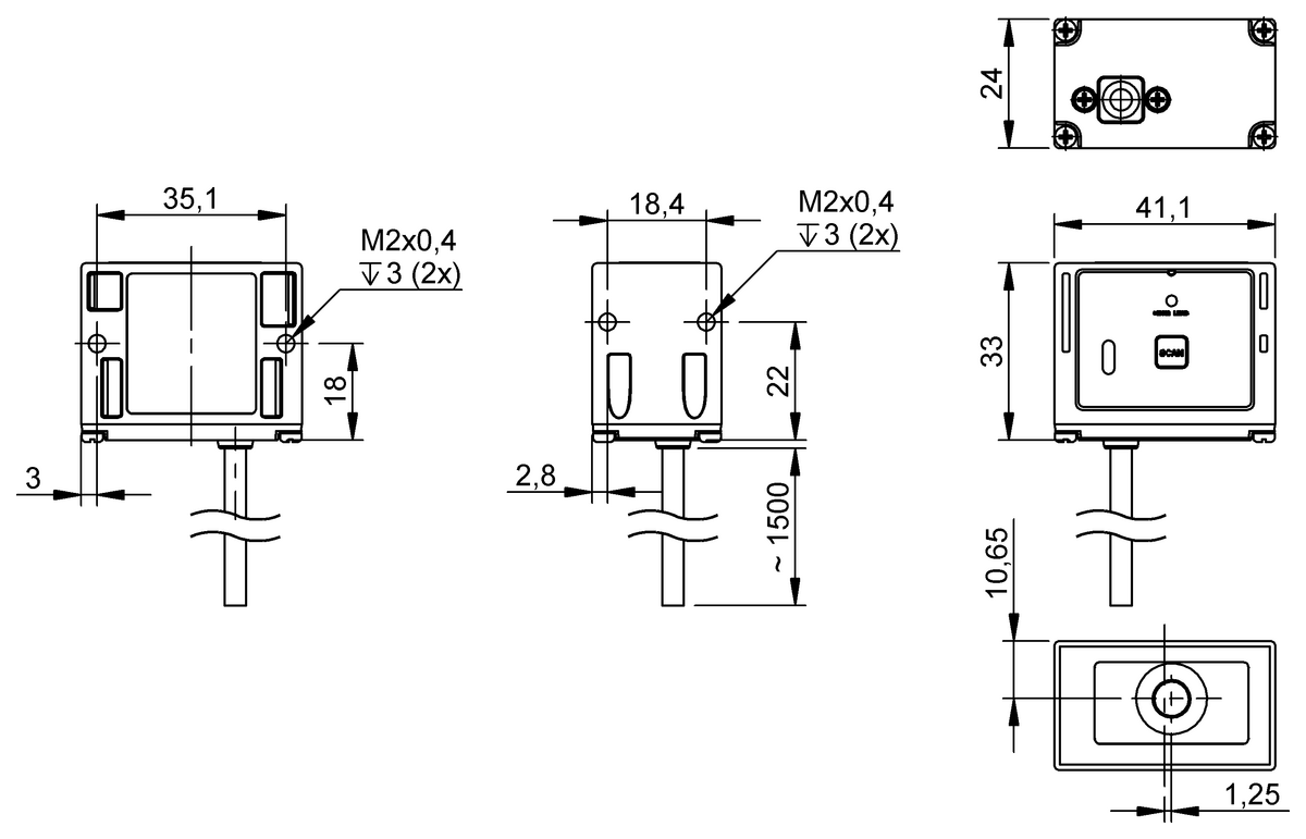 Stationary optical ID sensors