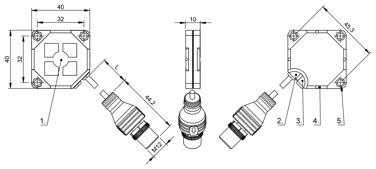 Capacitive sensors for object detection