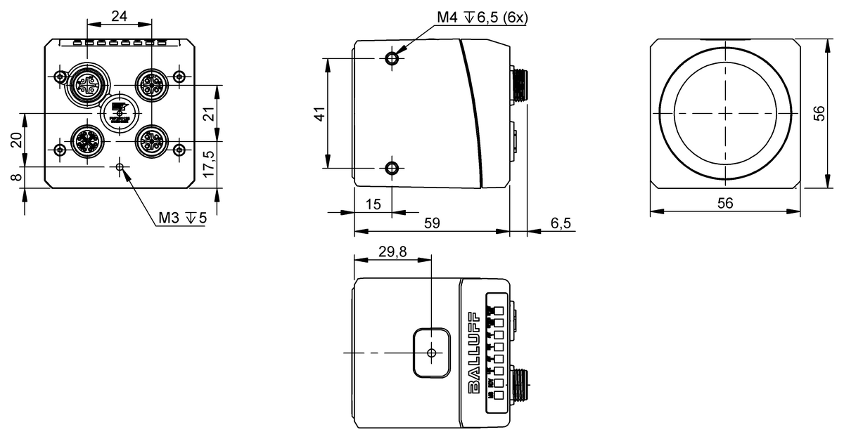 Stationary optical ID sensors