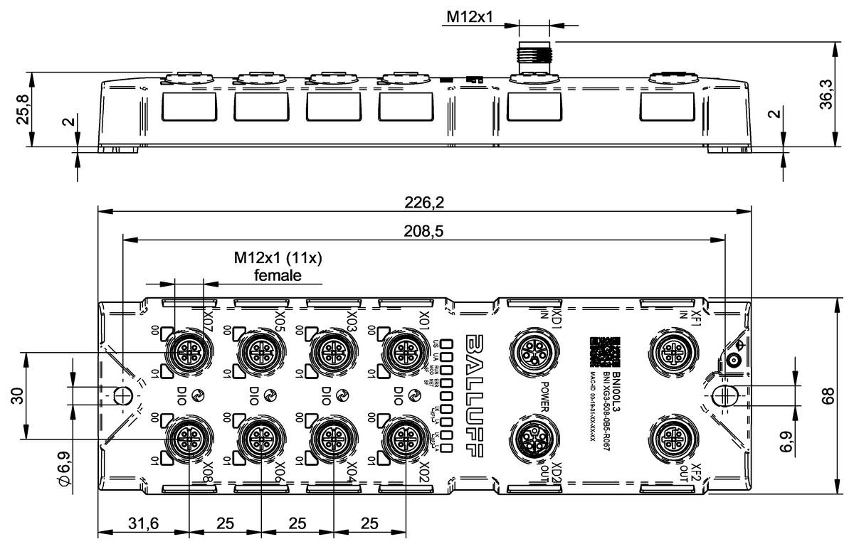 Network modules with multi-protocol