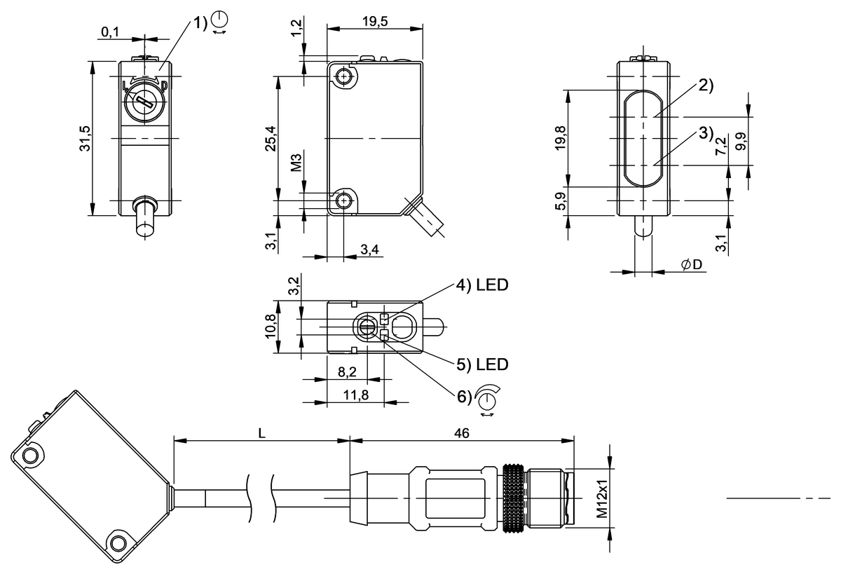 Retroreflective sensors