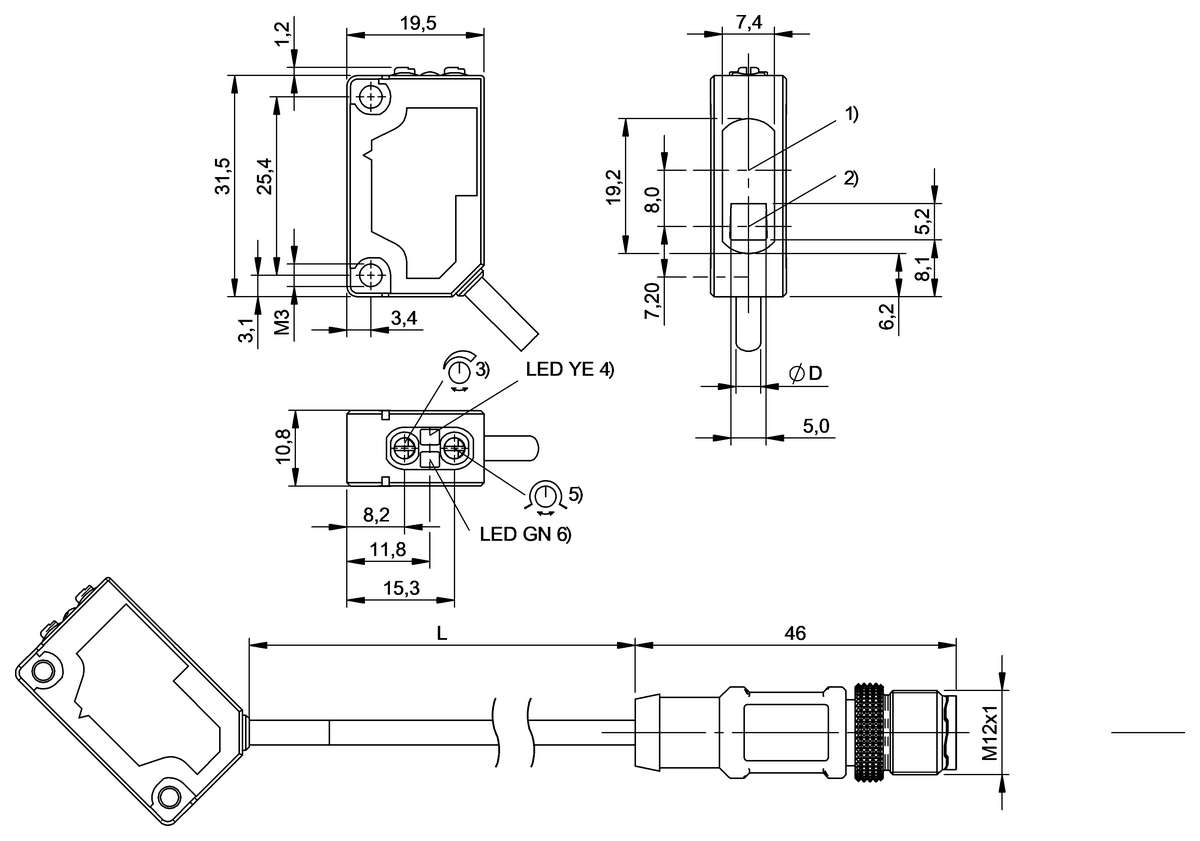 Retroreflective sensors
