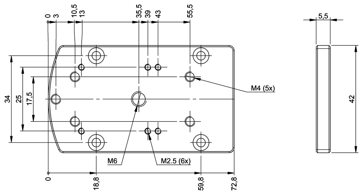 Brackets for vision sensors and lights