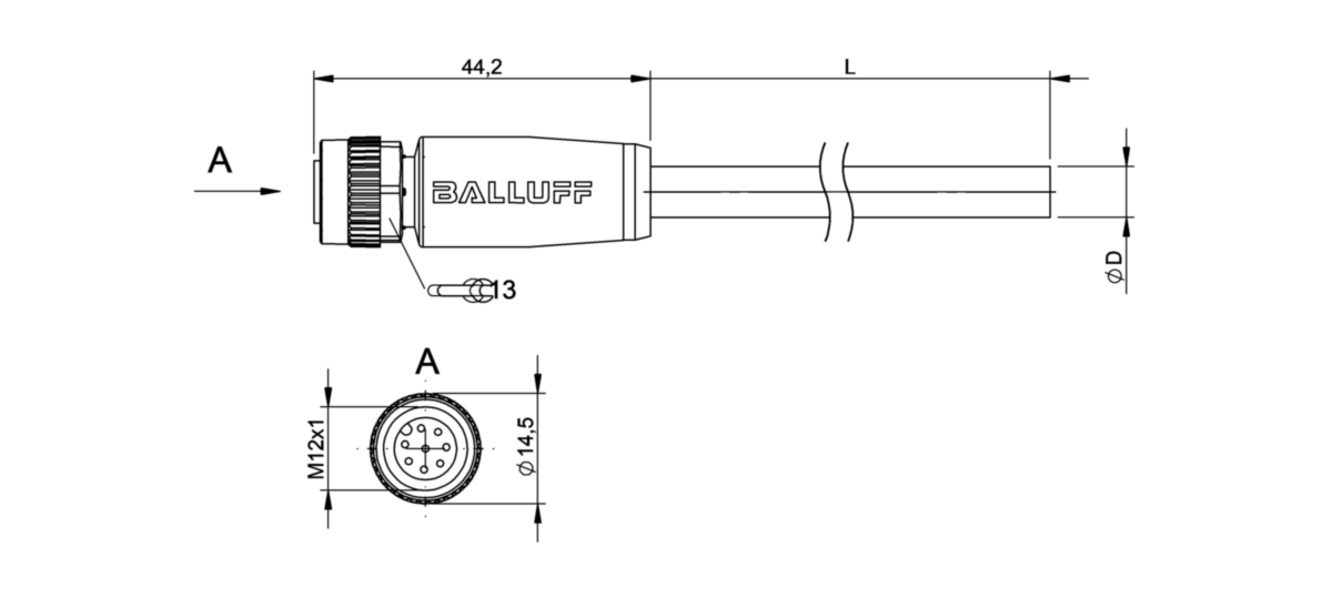 Single-ended cordsets