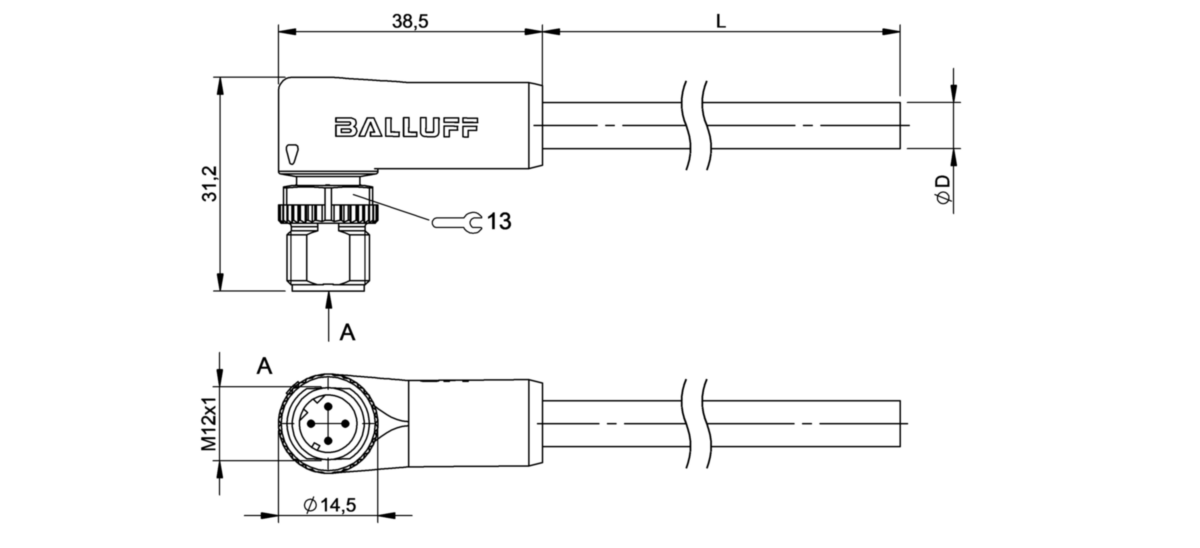 Single-ended cordsets